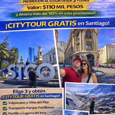 Tours en Santiago de Chile Promo paquete Tours