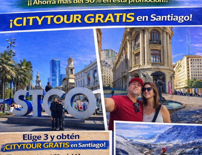 Tours en Santiago de Chile Promo paquete Tours